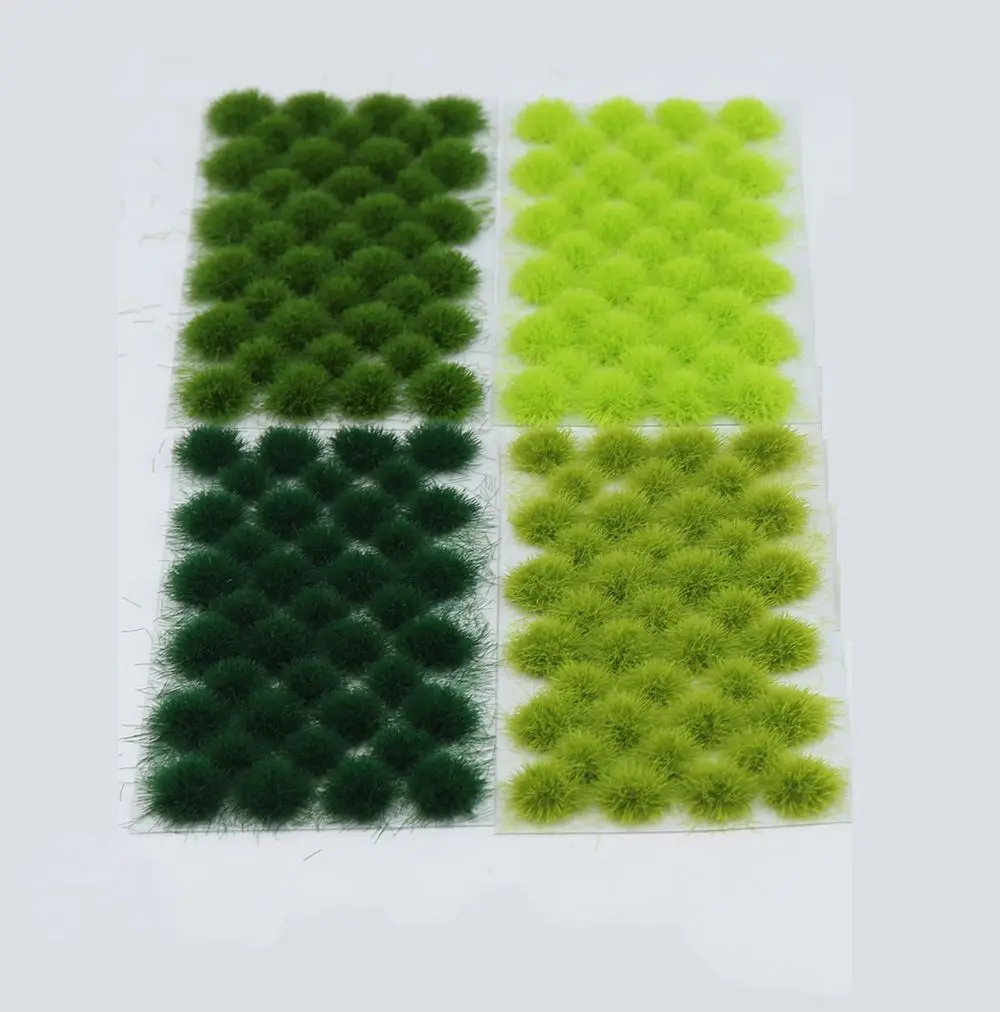 39PCS Static Grass Tuft Clusters for Micro Landscape and Wargame Scenery