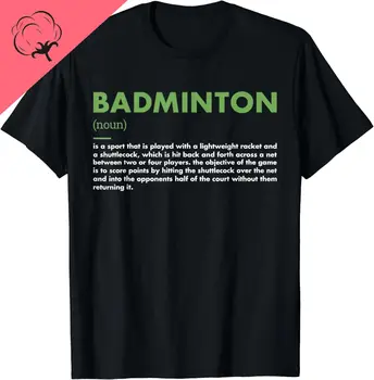 Definizione sportiva T-shirt da badminton in cotone Abbigliamento da uomo Top T-shirt vintage T-shirt grafiche Streetwear Ropa Hombre