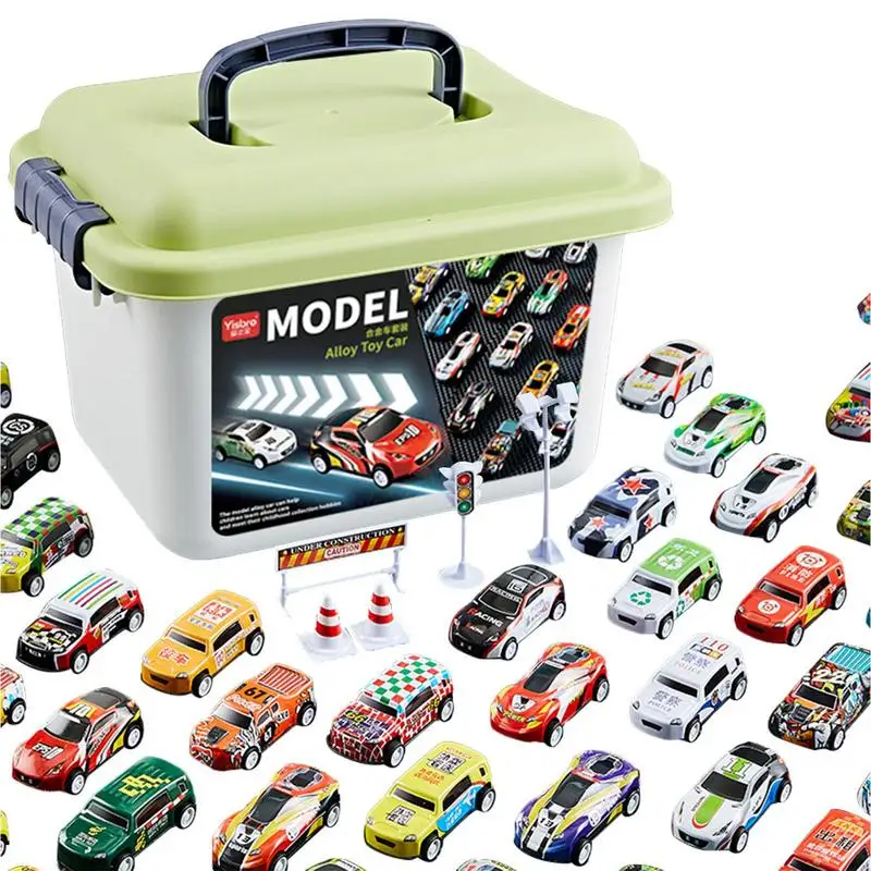 

Toy Cars Mini Pullback Cars STEM Model Cars Friction Powered Cars Alloy Toy Car For Kids Indoor And Outdoor Fun 1:64 Scale