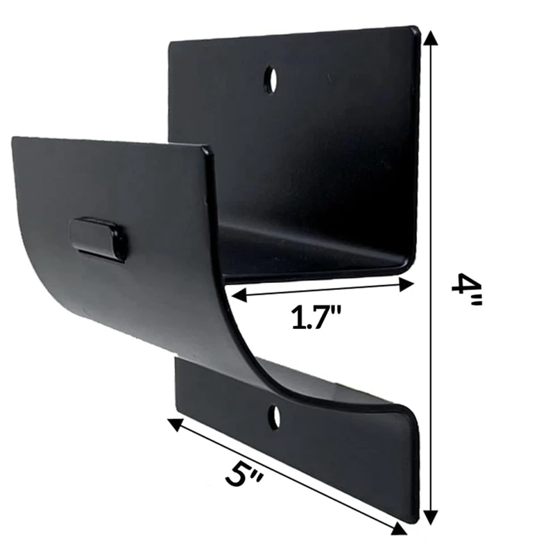 Heavy-Duty Ladder Hanger-Wall Mount Ladder Hooks For Ladder Storage-Wheelbarrow Hangers For Garage Wall-1 Pack Easy To Use 5