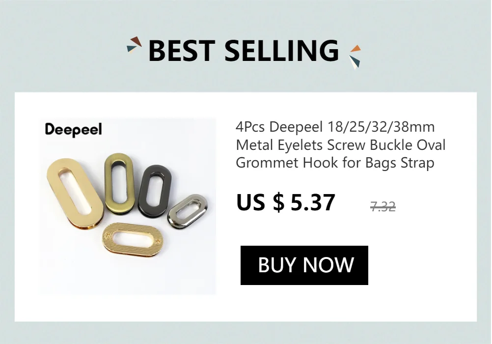 5/10Pcs 20/25/32/38mm D Ring Metal Buckles Webbing for Bag Strap Handbag Loop Connect Hook Dog Collar Clasp Bags Accessories