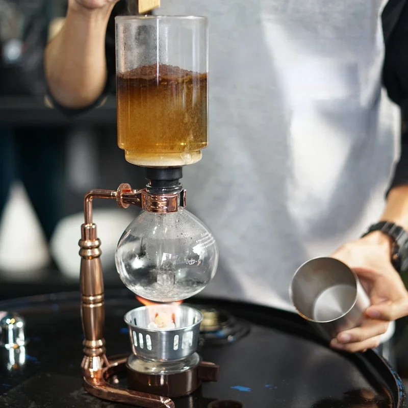 Siphon Coffee Maker 3/5Cups Pots Coffee Kettle Pot Set Accessories Barista Tools Maker coffee maker coffee maker accessory