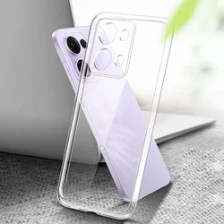 Crystal Clear Soft TPU Phone Case with Camera Protection - Thin Transparent Back Cover Shell for OPPO Reno13 F (Clear)