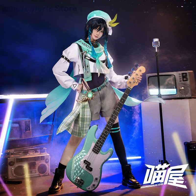 

Костюм для косплея геншин ударно Венти из «Meow House»