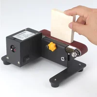 250W Mini Belt Sander Electric Bench Grinder Sanding Machine 7 Speed Small Grinder Sharpener Polisher Machine for Woodworking 1