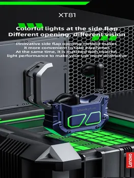 XT81 Lenovo Thinkplus Bluetooth-гарнитура для беспроводных бинауральных спортивных игр TWS5.0