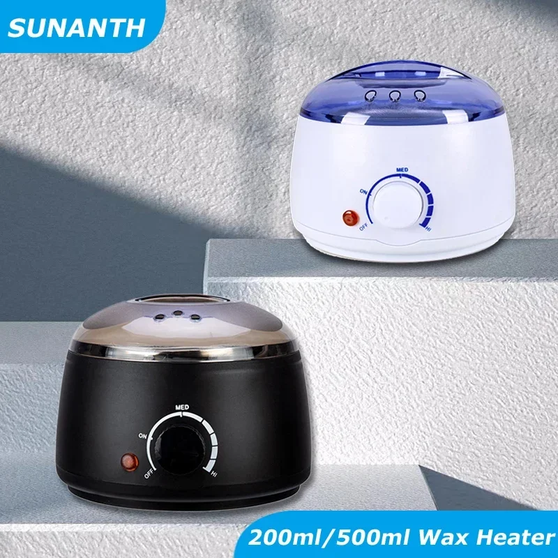 

200ml/500ml Wax Machine for Hair Removal Paraffin Heater Waxing Beans Depilatory Epilator Warmer Wax-melting Pot