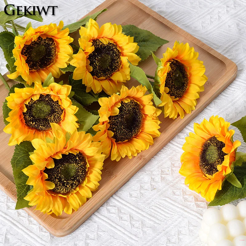 Sunflower Artificial Flowers Bouquet 5/10/20pcs