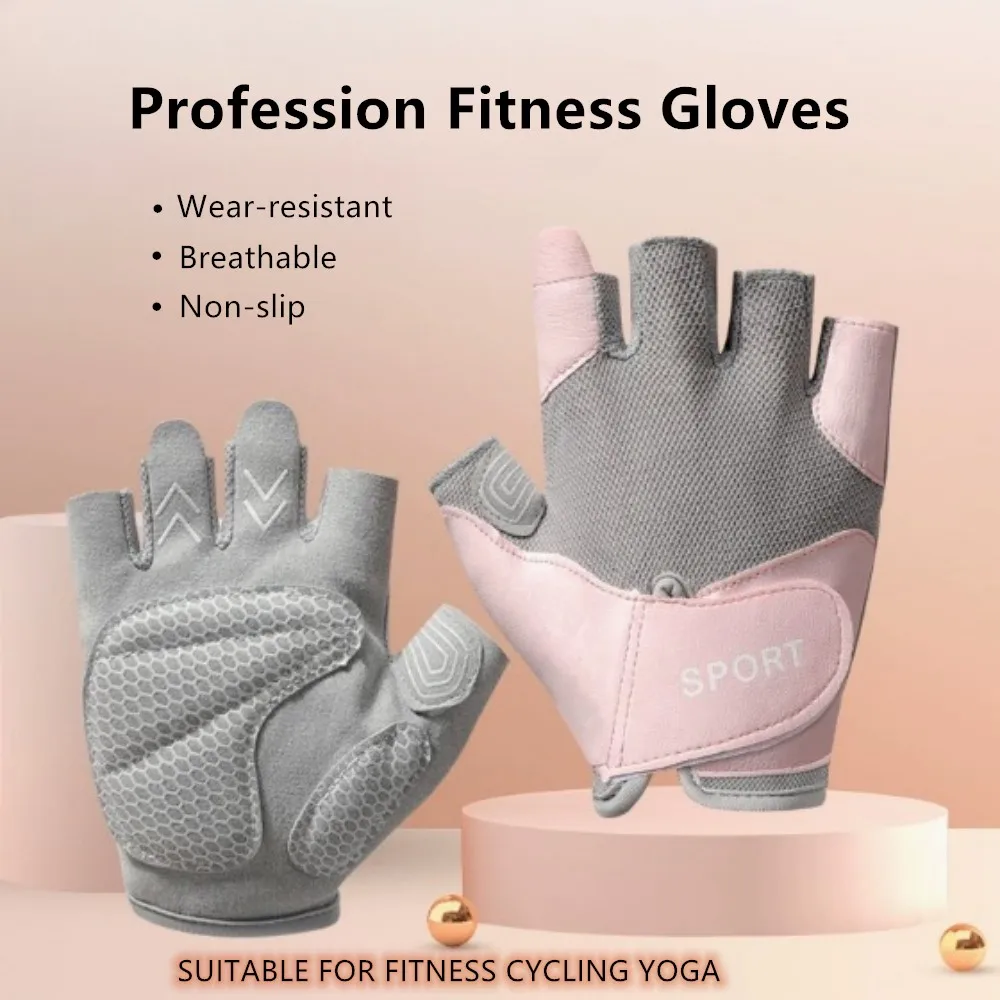 Enhanced Grip Workout Gloves for Weightlifting, Cycling, and Fitness Training