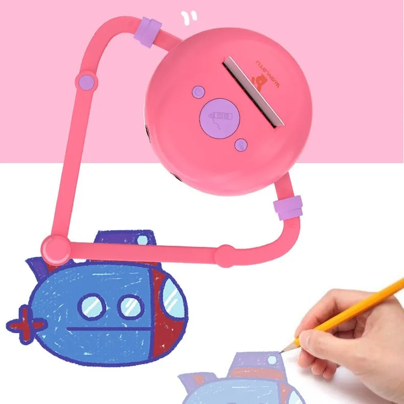 human intelligence little magic toy robot drawing robot surprised gift for kids