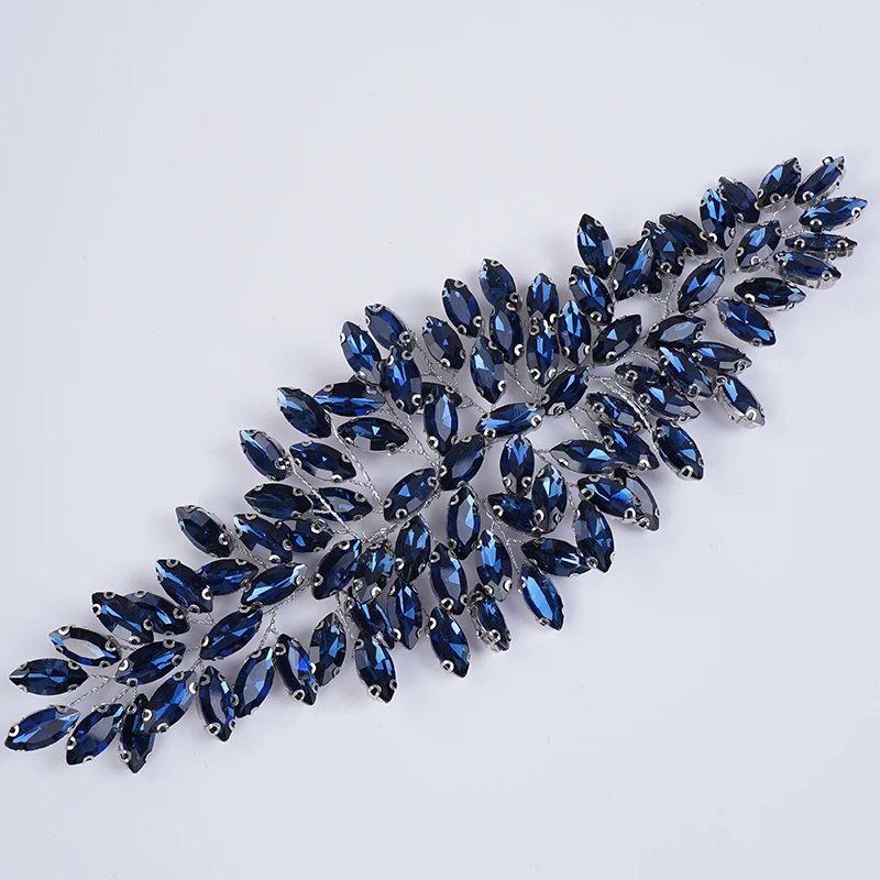 Luxury Rhinestone Bridal Headpiece for Women Headband Fasahion Vintage Handmade Wedding Hair Accessories Bridesmaid Headdress