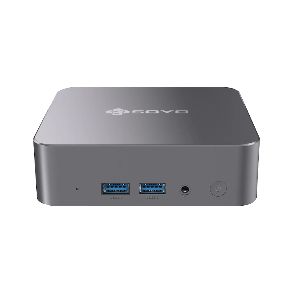 SOYO M4 Air Mini PC Intel 12th N95(up to 3.4GHz) Mini Desktop Computer 8GB RAM 256GB SSD Support 4K HDMI with Dual WiFi, BT5.0 2