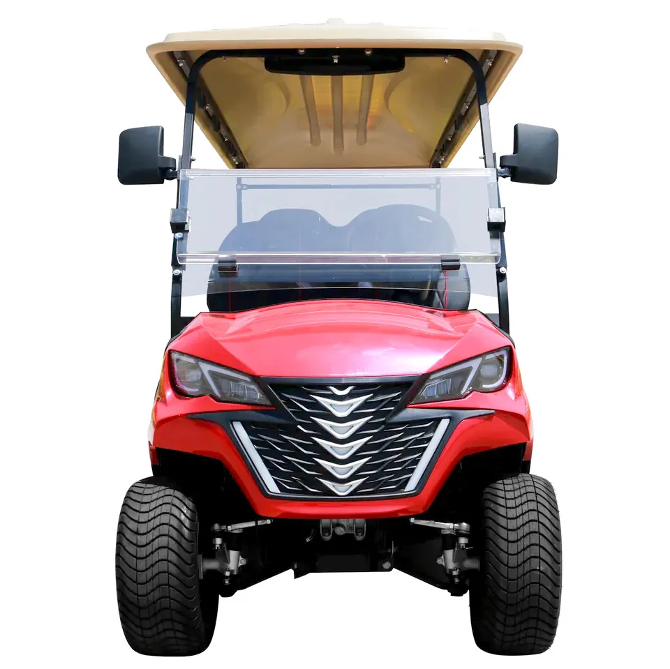 

China Customized New Design 72 60 48V Club Car Solar Panel Powered 2 Rows 4 Seaters Electric Golf Cart