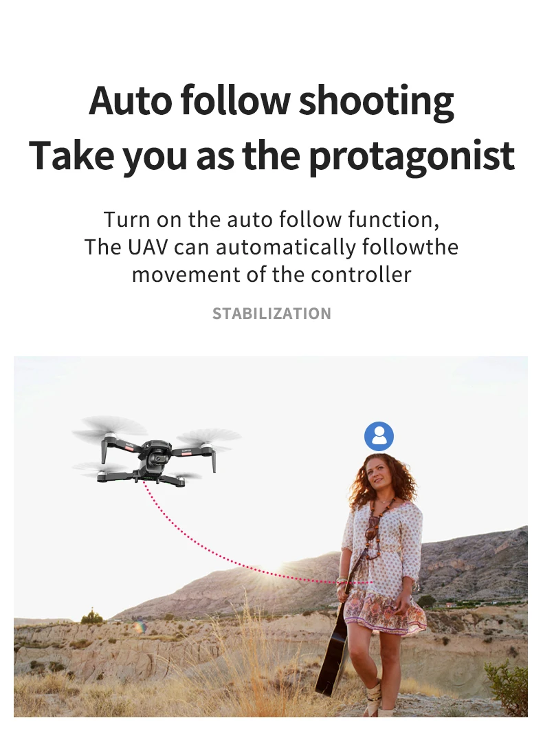 2022 New GPS Drone 5G WIFI 4k Profesional 8K HD Dual Camera 3-Axis Gimbal EIS Anti-shake Brushless Motor Foldable Quadcopter top RC Quadcopter