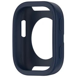 Silicone Sport Wristband and Protective Cover Set - amazfit bip 6 (Midnight blue  Case)