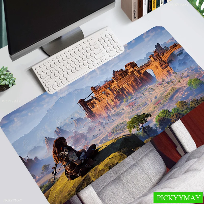 Horizon Zero Dawn Gaming Mouse Pad Mousepad Gamer Grande Tapete de Mesa Tapetes de Teclado de Computador Tapete de Mesa Xxl - Imagem 6