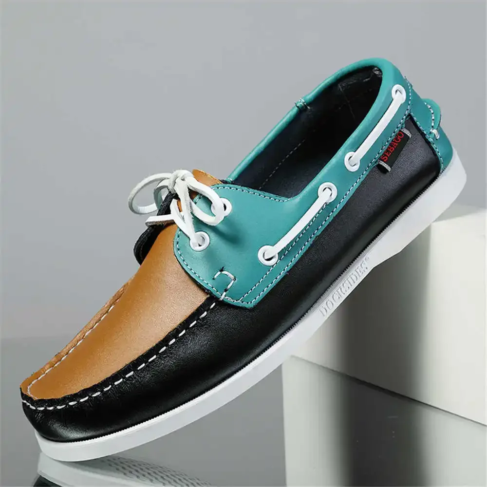 Fall Normal Leather School Men's Sneakers Casual Men Shoes Brown Kawaii Sport Lux Shooes Lofer Best Sellers New Year's