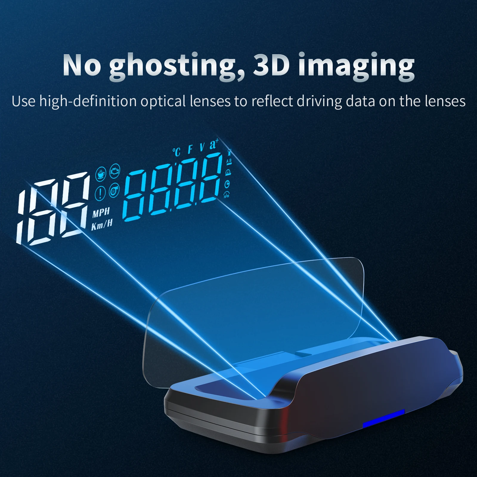ڵ  ÷ LED Ʈ  ӵ,   ӵ, ָ  KMH MPH RPM ÷, C7B OBD