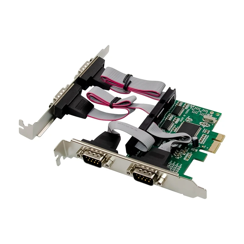 Scheda Di Espansione St310 Pcie X1 Ch384L 4S Db-9 Pin Rs232 Scheda Di Espansione Porta Com Conveniente Pcb