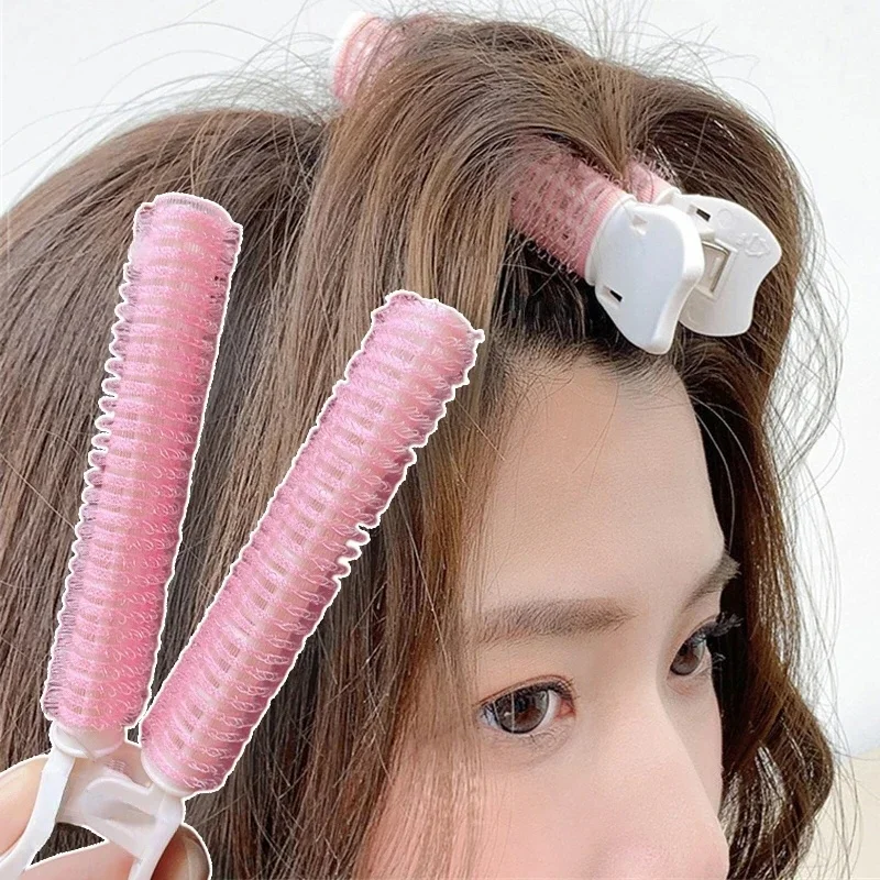 2PcsLazyHairClipsBangsHairRootFluffyHairTopStylingHairpins