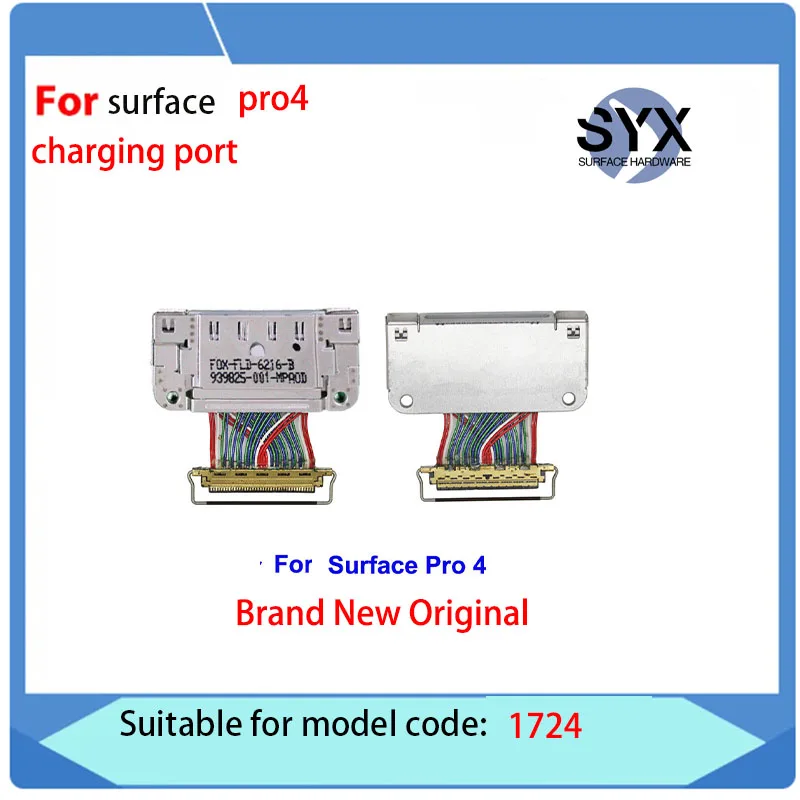 

For new original Microsoft surface pro4 1724 portable base charging port DC power socket charging connector replacement