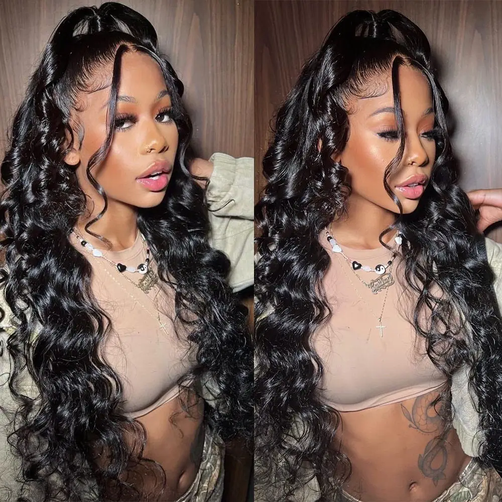 34 32In Body Wave Human Hair Lace Frontal Wigs 13x4 13x6 Transparent Lace Front Wig For Women 6x4 5x5 Glueless Wig Human Hair - Image 2