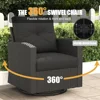 10 piece outdoor sofa set with fire pit table,modular combination of rattan outdoor conversation sofa set,rotating rocking chair 2