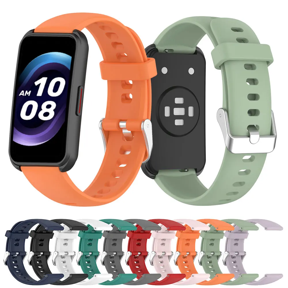 Silicone Watchband For keep B4 Huawei Watch Fit mini B6 B3 Wrist Strap