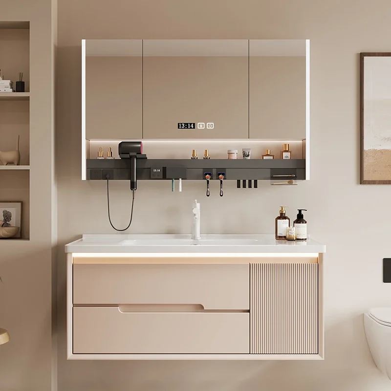 Light Storage Vintage Bathroom Vanities Shower Vanity Drawer Washbasin Toilet Bathroom Vanities Mueble Organizador Furniture