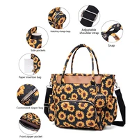 LEQUEEN Multi-functional Mommy Diaper Bags Women's Hospital Newborn Nurse Bag Large Capacity Baby Stroller Convenient Hand Bag 2
