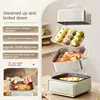 220V Stainless Steel Electric Steaming Cooker Household 3 Layers Hot Pot for Breakfast Egg Boiler Potato Steaming Pot 4