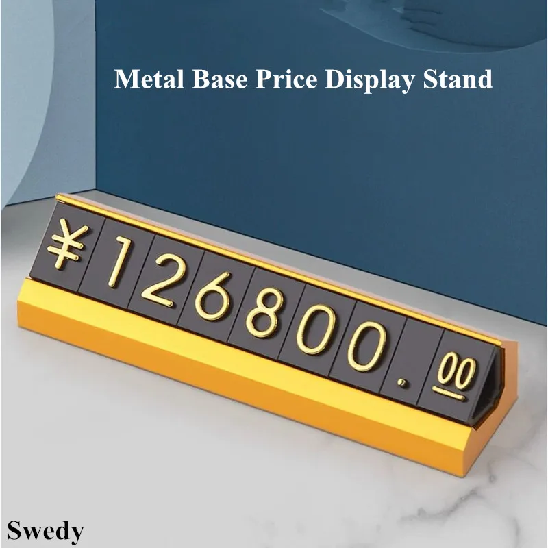 Metal Base Promotion Price Cube Tags For Jewellery Store Plastic Numbers Sign Holder Price Tag Display Cube Stand metal base promotion price cube tags for jewellery store plastic numbers sign holder price tag display cube stand