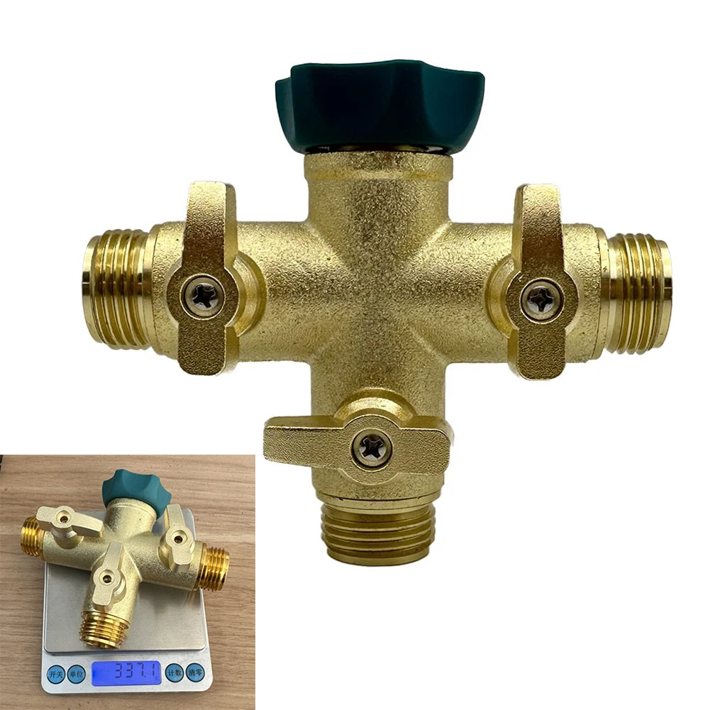 

3 Way Garden Hoses Splitters 3/4'' Irrigation Water Hose Connector Agricultural Garden Water Tap Connectors Adaptor