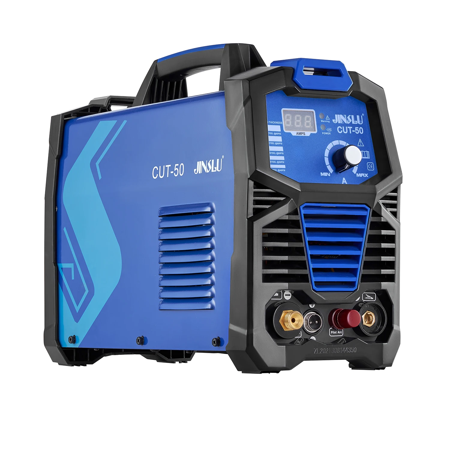 

JINSLU CUT-50 Plasma Cutting Machine CUT50 Cutter CUT50L 220V IGBT High Frequency Inverter Pilot Arc with AG60 Torch