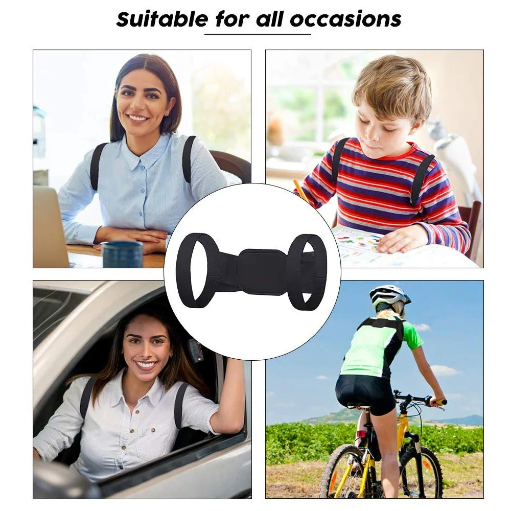 Back Shoulder Posture Corrector, Adjustable Back Posture Brace Clavicle Support Back Straightener, for Adult Children Humpback 5