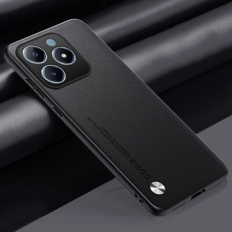 Luxury PU Leather Matte Silicone Full Protection Phone Case