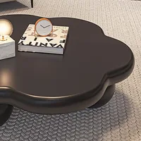 Kawaii Table Basse à la mode Unique forme de nuage minimaliste Table Basse de luxe salon Table moderne Basse Design meubles 4
