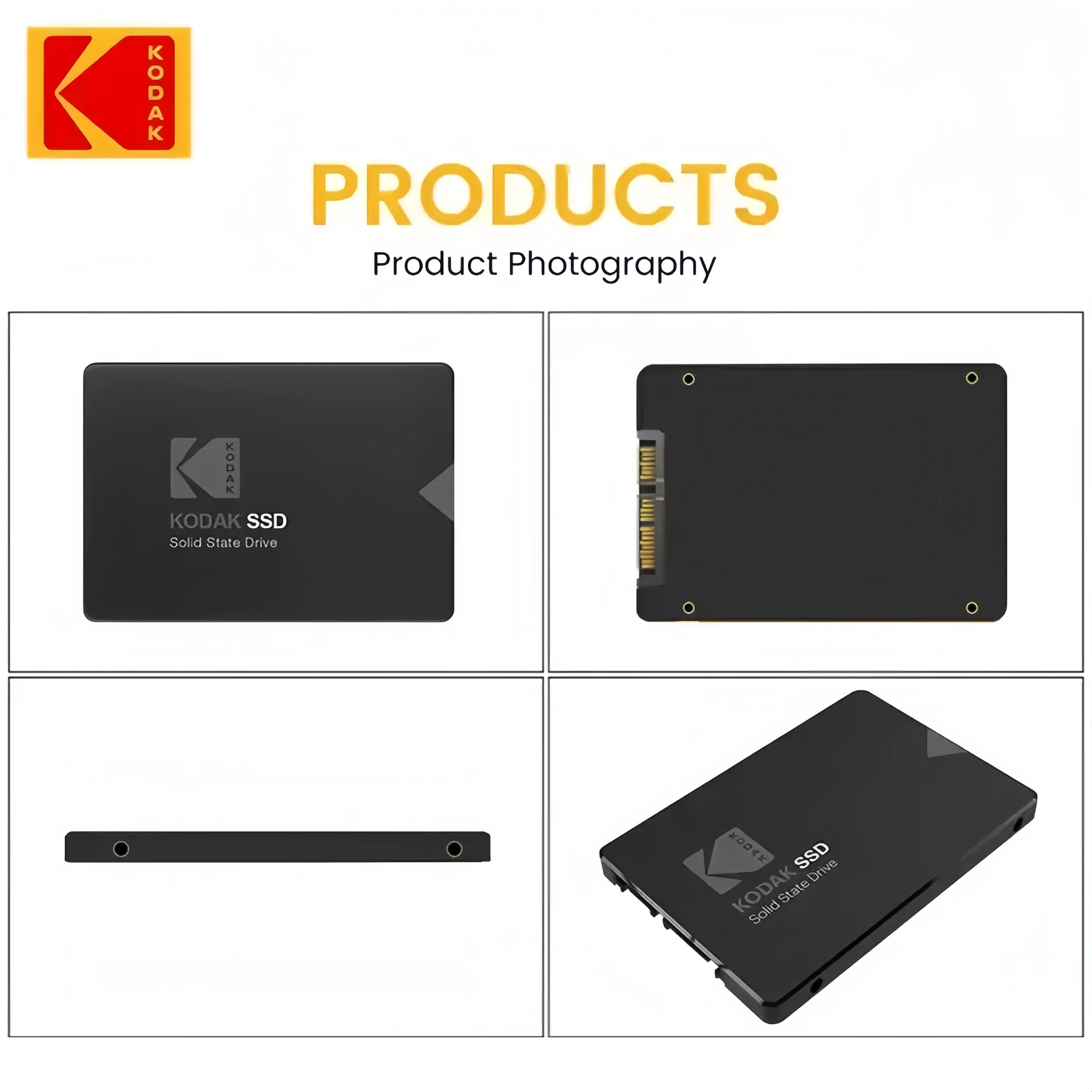 Kodak X130 PRO SSD Drive HDD 2.5 Hard Disk SSD 1TB 512GB 128GB