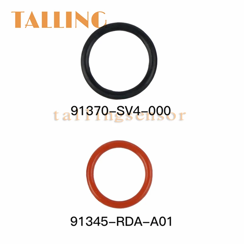 2PCS Power Steering Pump Rubber O-Ring Set 91345-RDA-A01 91370-SV4-000 For Honda Acura TL 98-08 New 91345RDAA01 91370SV4000