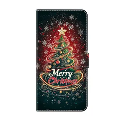 Artistic Cat Painted Wallet Stand Phone Case with Enhanced Protection - Galaxy A37 (8)