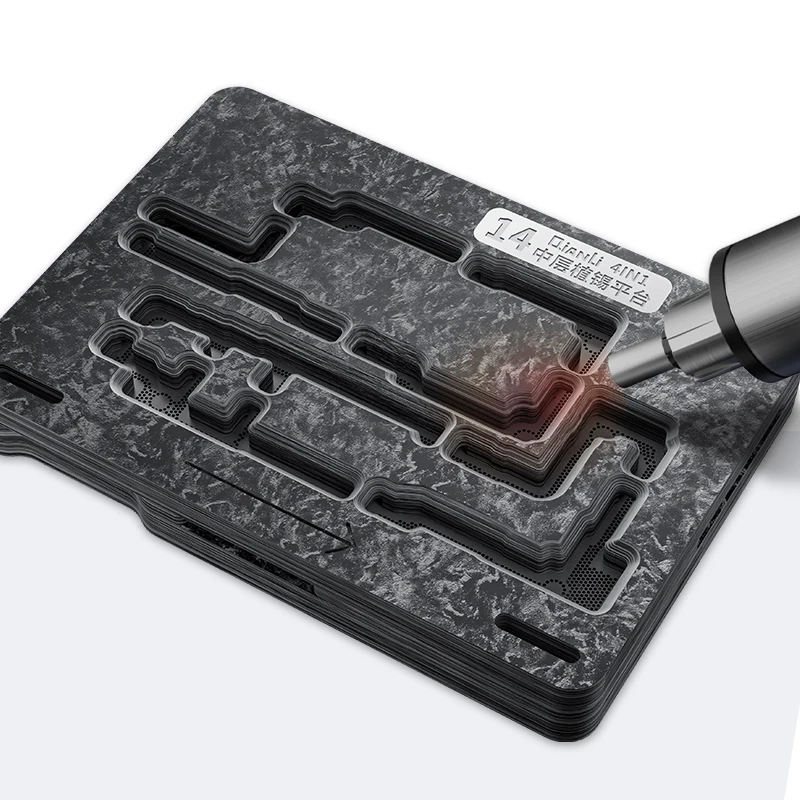 QianLi Middle Frame Reballing Platform Motherboard Holder BGA Reballing Stencil for iPhoneX-16PM Series Motherboard Repair Tool