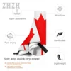 More Design Canada Flag Emblem Bath Towel Quick dry Microfiber Absorbing Soft Water Breathable Beach Swimming Bathroom 4