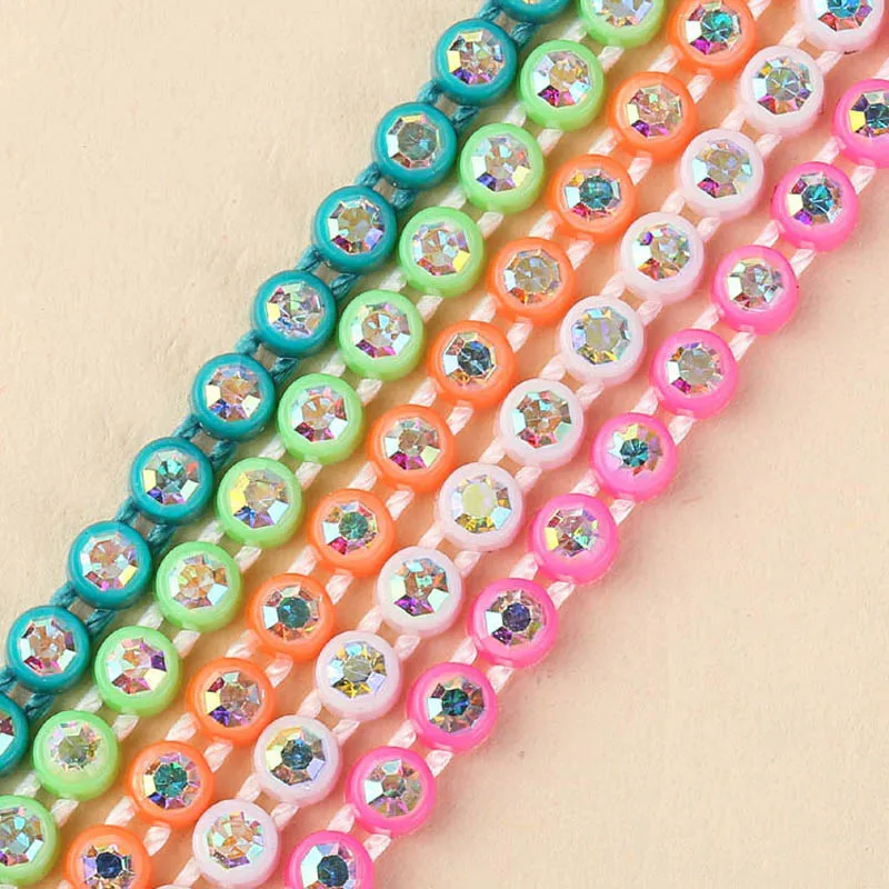 TaidianSS6ABRhinestoneBandingForNativeBeadWorkSewOnPlasticRhinestoneTrim10Yards/lot-AliExpress15