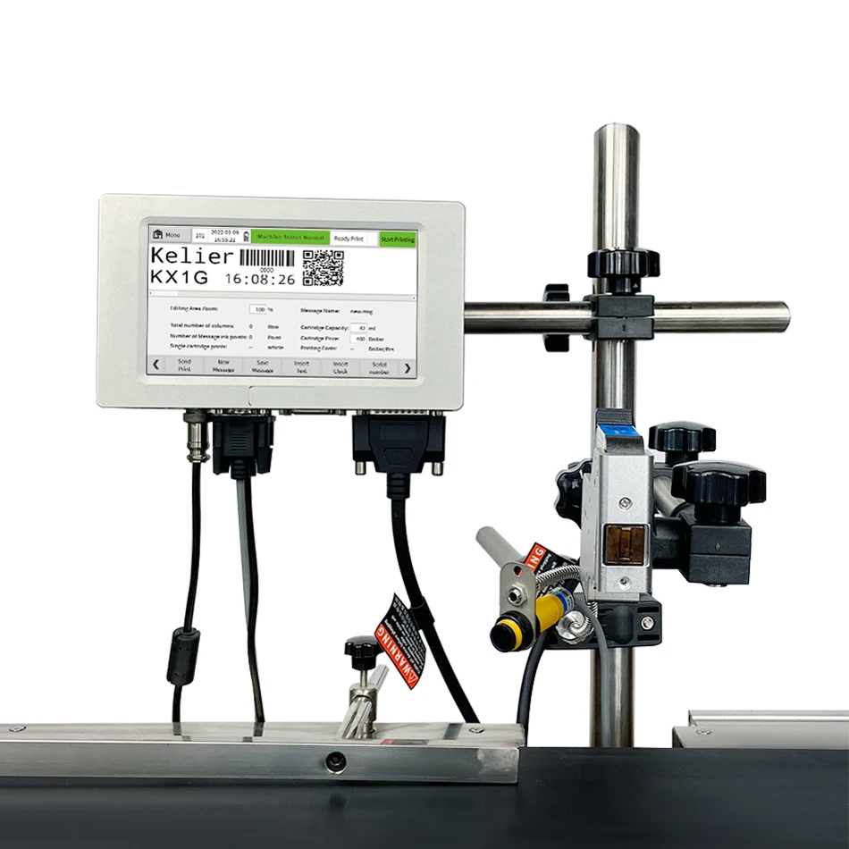 

Code And Date Coding digital TIJ Inkjet Pvc Card Printer Machine With Large Character For Carton Box KELIER