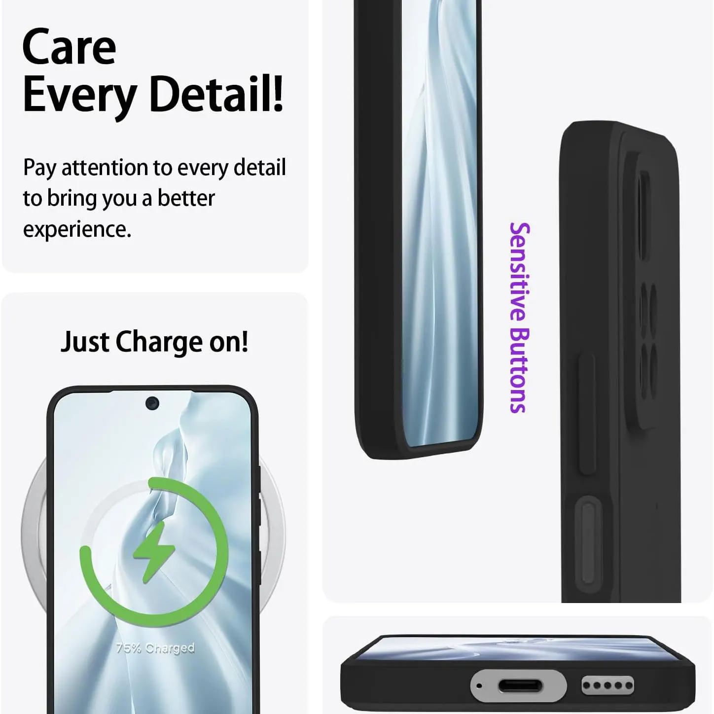 Shockproof Liquid Silicone Phone Case Cover
