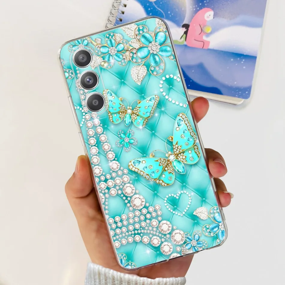 Fashionable Soft Silicone TPU Phone Back Cover with Stylish Print Design