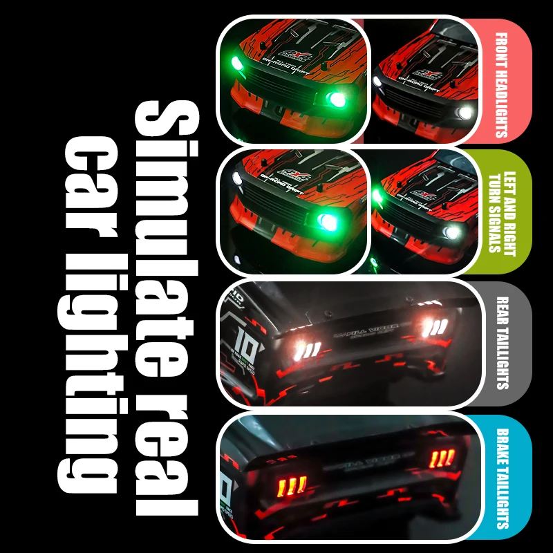 NEW HAIBOXING 2103 1:14 50KM/H RC Car 2.4G 4WD High Speed Built-in Gyroscope Remote Control Drift Trucks vs Wltoys 144001 Toys 5