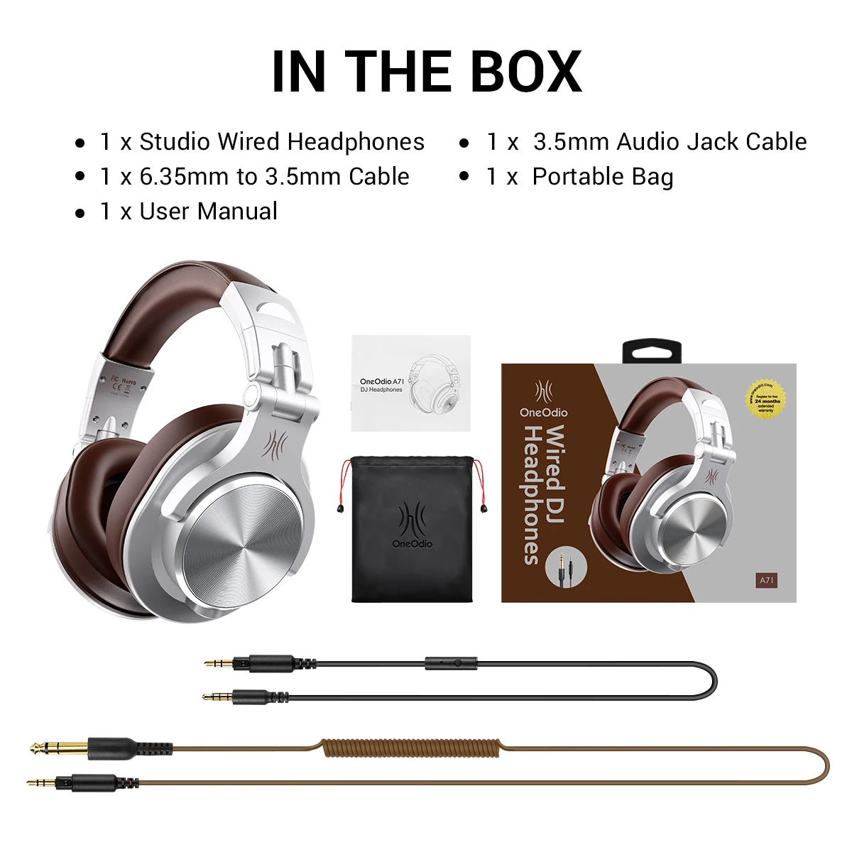 Enhanced Wired Over-Ear Gaming and Studio Headset with Hi-Res Audio and Built-In Microphone
