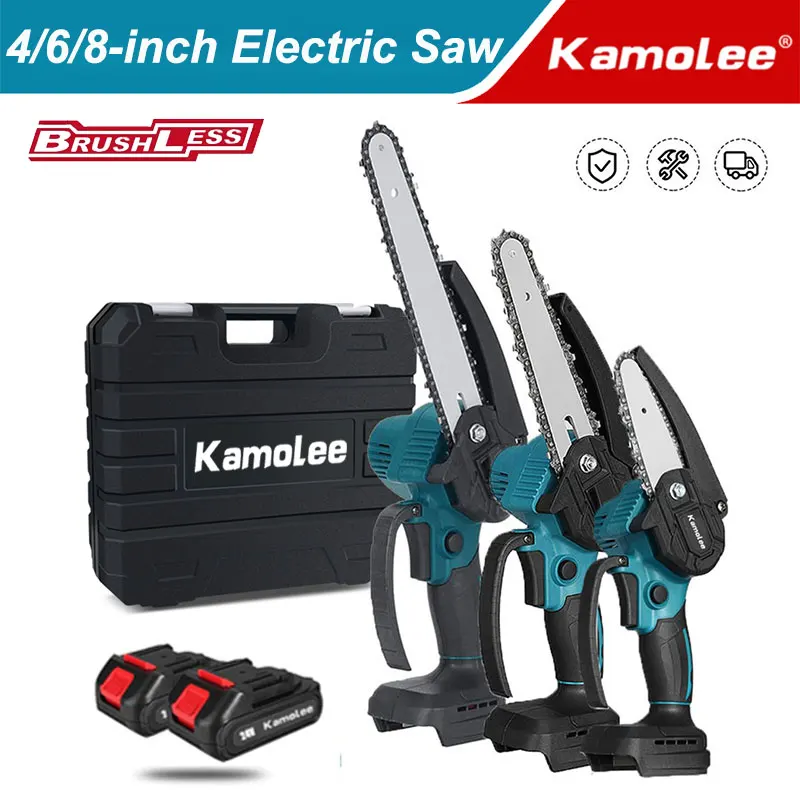 1948 Per Makita 18V Muslimah Sega A Catena Elettrica Brushless 24V 4/6/8 Pollici Mini Sega A Catena Taglierina Per Legno Potatura Attrezzo Elettrico D