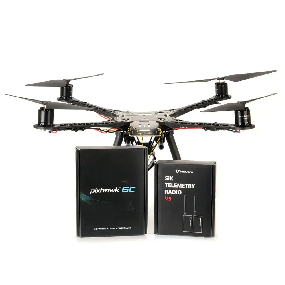 Комплект для разработки Holybro S500 V2 Pixhawk 6C Контроллер полета с телеметрической радиостанцией SiK 915 МГц 433 МГц V3 / ARF Kit RC Tools thumbnail 2